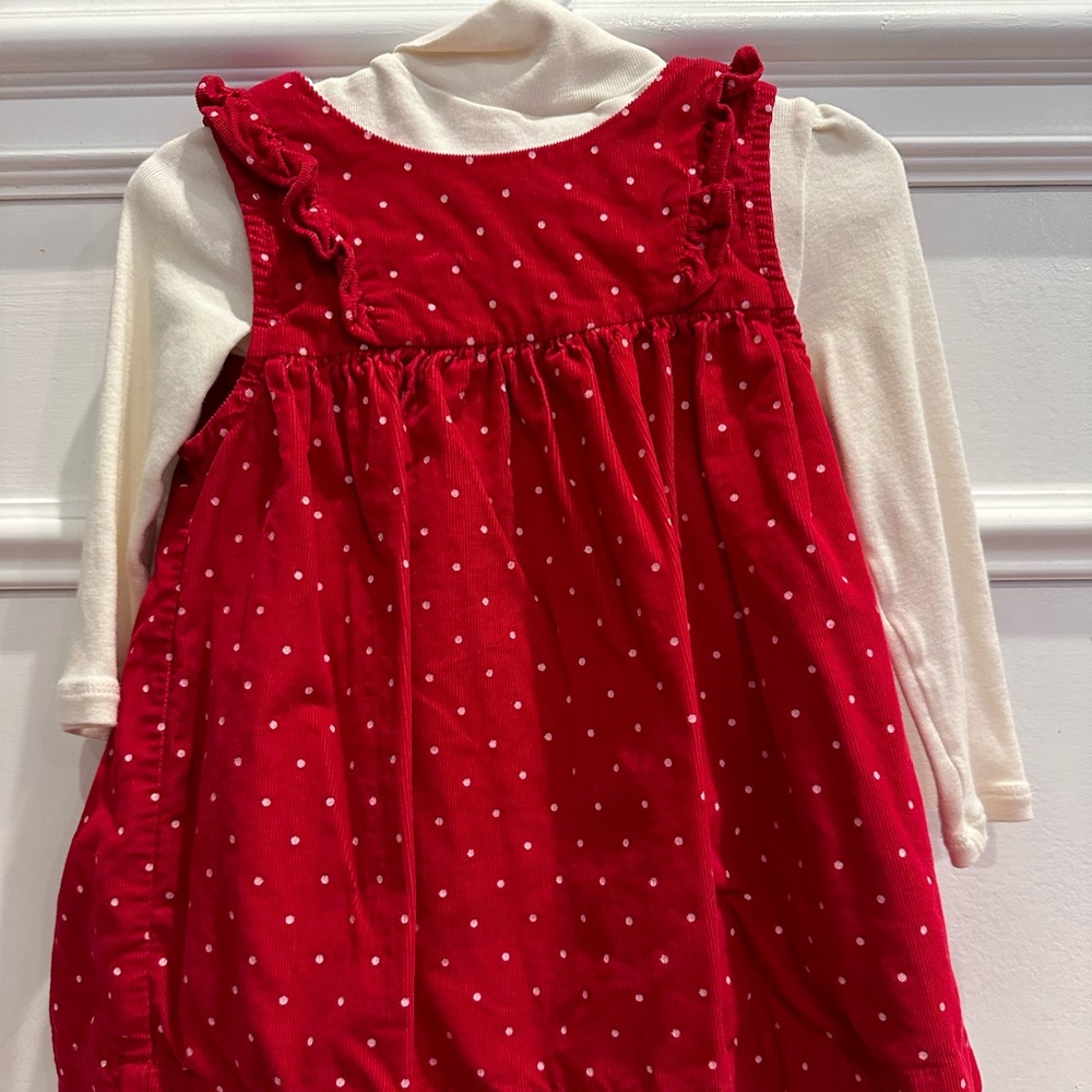 Gap Toddler Girl Corduroy Jumper Set 18-24 M